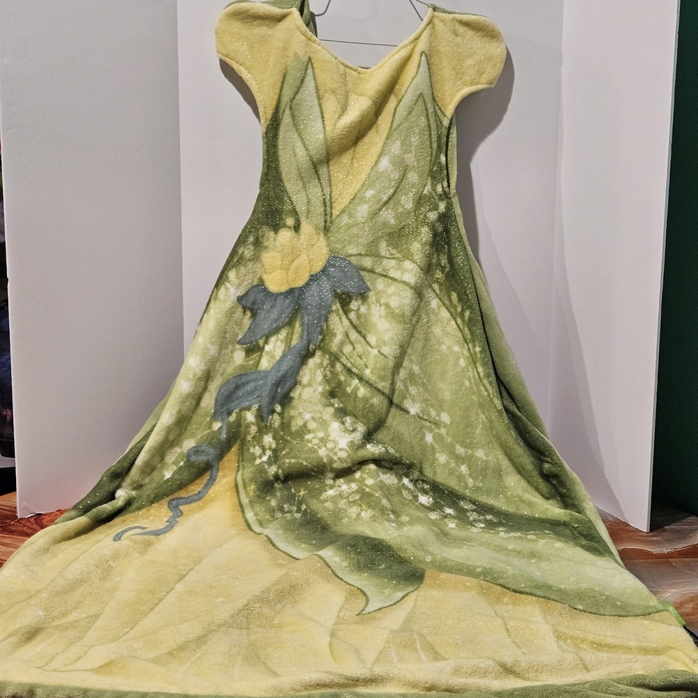 Disney Princess Tiana Blankie Tails Wearable Blanket 60" Princess and the Frog